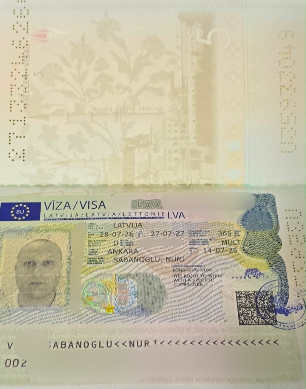 Letonya iş vizesi